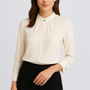 The Limited Cream Blouse